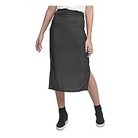 DKNY Womens Black Speckle Midi Evening Pencil Skirt XS