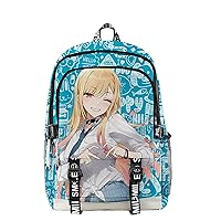 Anime My Dress-Up Darling Backpack Marin Kitagawa Laptop School Bag Bookbag 8
