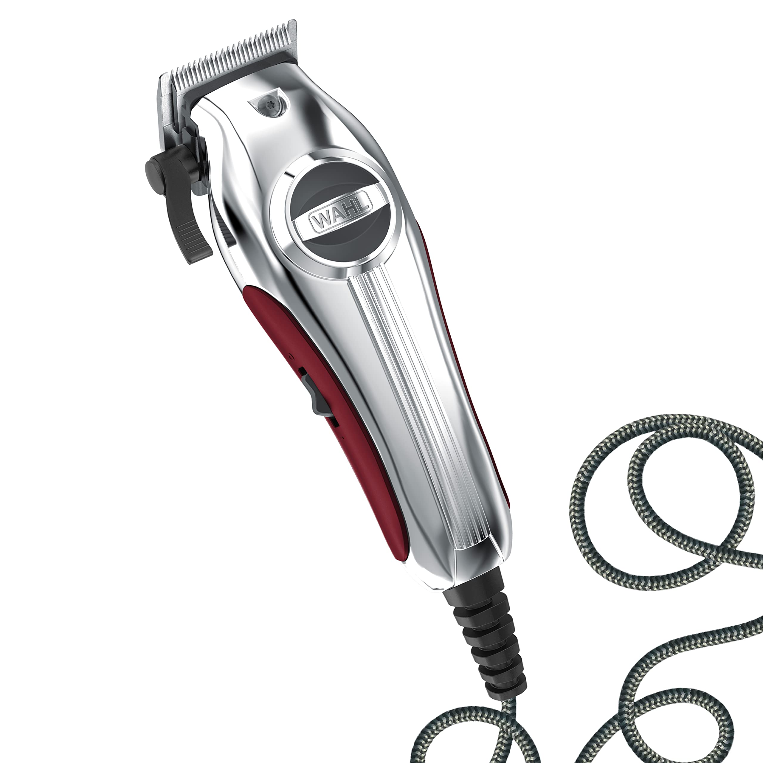 Wahl USA Metal Corded Clipper Kit with Double Insulation for Ultra Quiet Operation and Cooler Operating Temperatures, Metal Housing with Bonus Hair Clipping Guard Caddy - Model 3000097