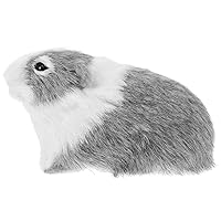 ERINGOGO Simulation Mouse Model Bookshelf Decor Animals Plush Figure Toys Bookshelf Figurine Hamster Doll Realistic Hamster Plush Simulated Hamster Model Simulated Hamster Animal Puppet