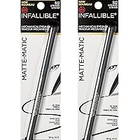 L'Oreal Paris Infallible Matte-Matic Mechanical Eyeliner, 512 Ultra Black (Pack of 2)