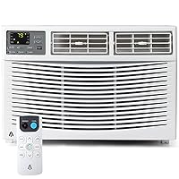 Litake 8,000 BTU Smart Window Air Conditioner - Cool up to 350 Sq. Ft. with Remote Control and WiFi, Energy Saving, Quiet, Dehumidification, Cooling only, White