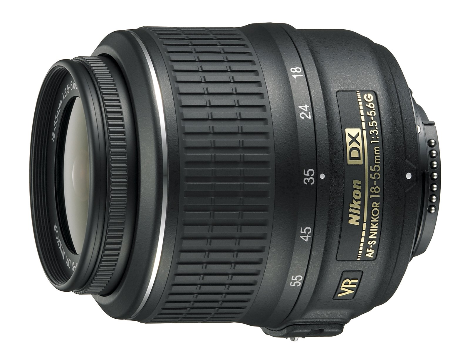 Nikon 18-55mm f/3.5-5.6G AF-S DX VR Nikkor Zoom Lens - White Box (New) (Bulk Packaging)