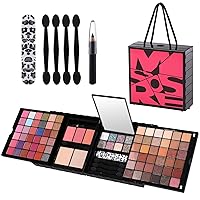 Makeup Sets For Teens Women Full Kits - All in One Gift Makeup Kits For Girls Make Up Set Included Eyeshadow, Blusher, Compact Powder, Eyeliner Pencil For Beginners (Y)