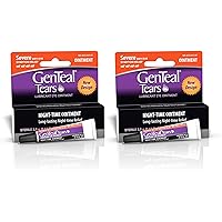 Genteal Tears Night-Time Ointment 3.5g Clear 0.12 Fl Oz (Pack of 2)