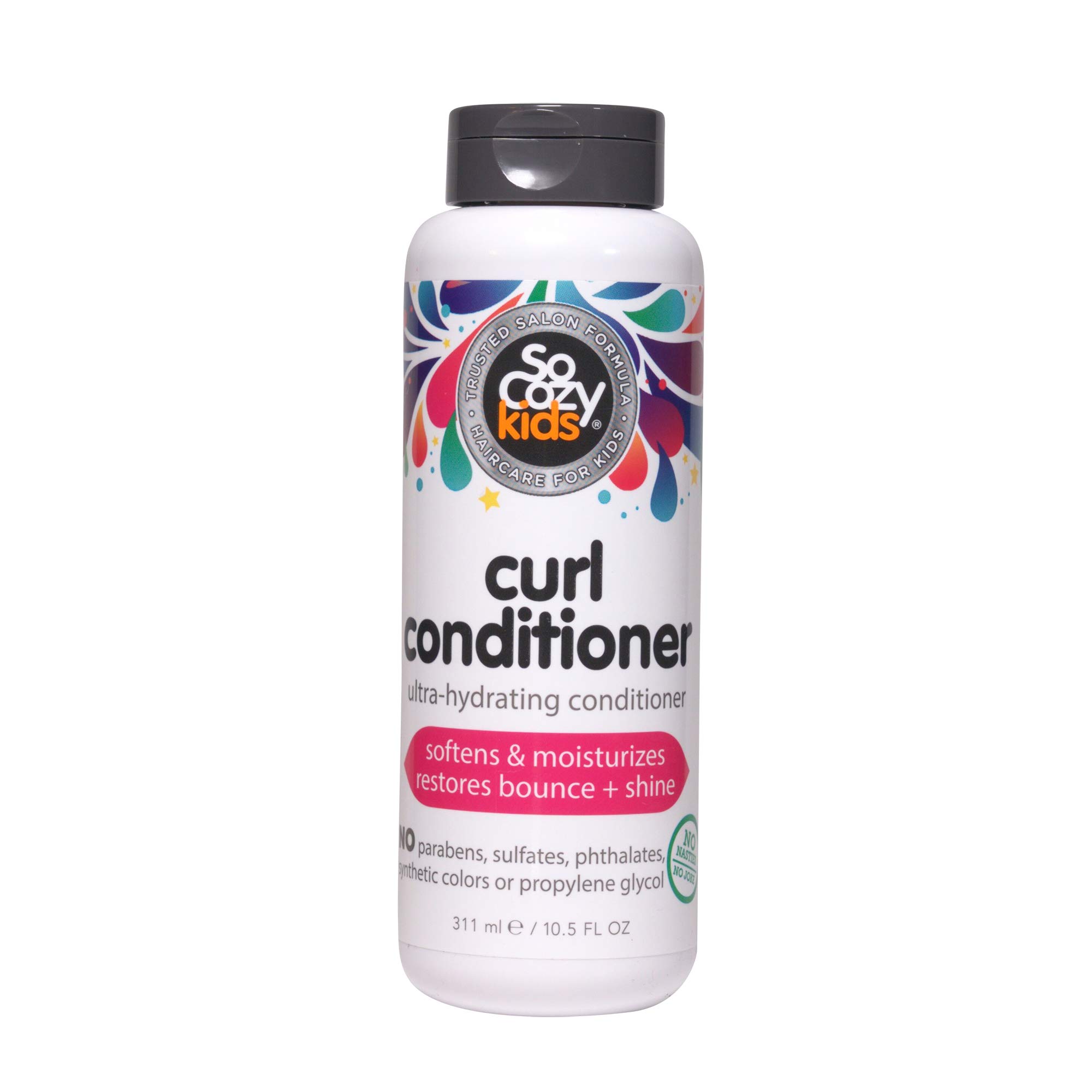 So Cozy Curl Volumizing Foam For Kids Hair, 6 Fl Oz & Curl Spray LeaveIn Conditioner, Olive Oil & Vitamin B5, Sweet-Pea, 8 Fl Oz & Curl Conditioner | For Kids Hair | Softens, 10.5 Fl Oz