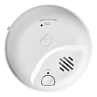 First Alert BRK SMCO100 Battery-Operated Combination Smoke & Carbon Monoxide Alarm, 1-Pack