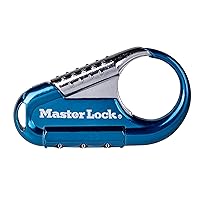 Master Lock 1548DCM Backpack Lock, Set Your Own Combination Lock, Colors May Vary