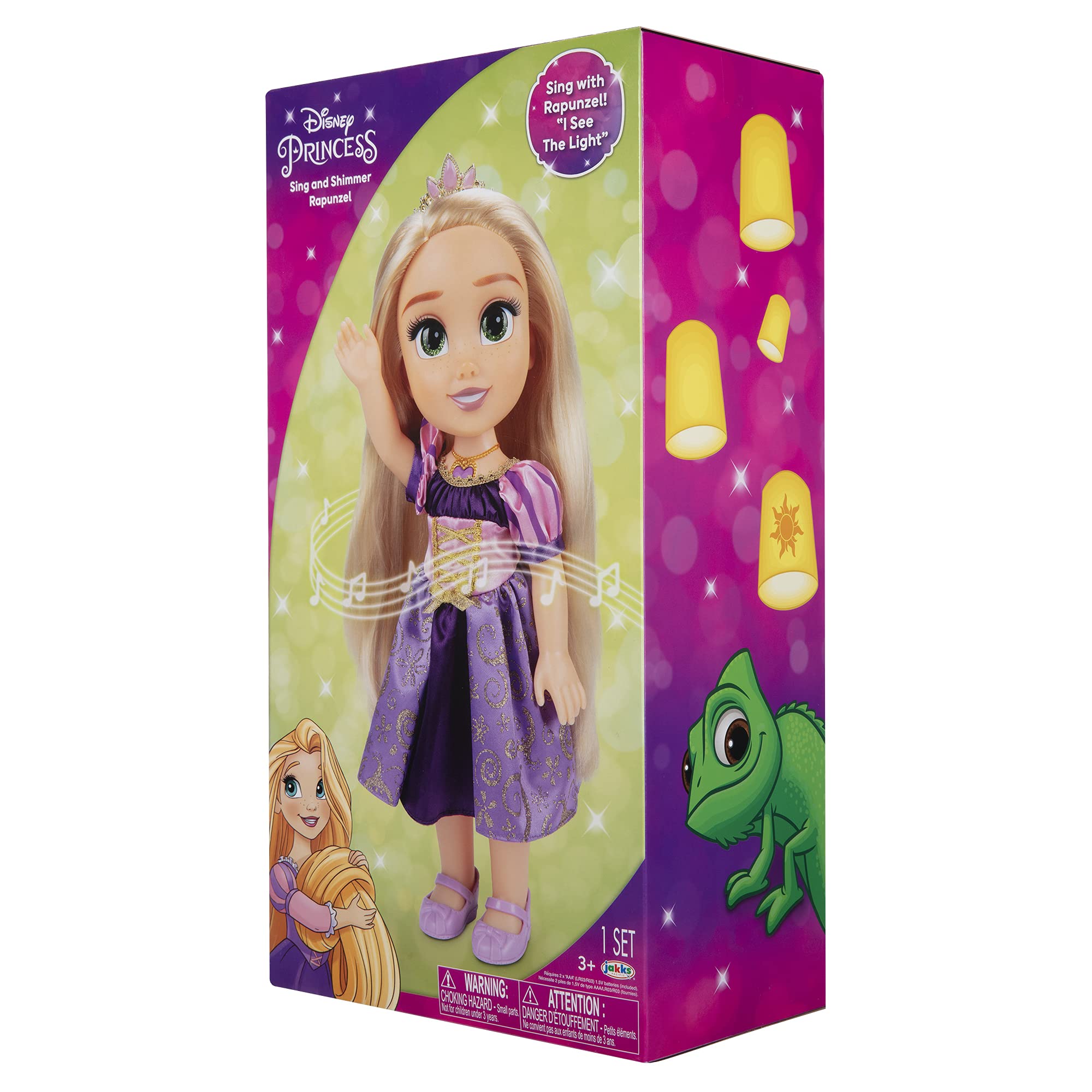 Disney Princess Rapunzel Doll Sing & Shimmer Toddler Doll, Sings I See The Light [Amazon Exclusive]
