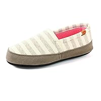 Acorn Women’s Moc Slippers with Comfortable Cloud-Like Feel, Soft and Cozy Uppers and Non-Slip Sole