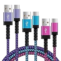 Android Charger Cable Type C Fast Charging Cord, 3/6/10FT USB C Phone Charger Cable for Samsung Galaxy S24 A15 Z Fold5 Flip5 S23 Ultra S22 S21 FE S20 A54 A14,Google Pixel 7a 7Pro 6a,Moto Razr 40 Ultra