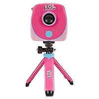 LOL Surprise HD Studio Camera, High-Definition Camera for Photos and Videos, Green Screen for Special Effects and Backgrounds, Flip-Out Selfie Camera, Selfie Stick, Auto Timer, Tripod, Gift Ages 6+