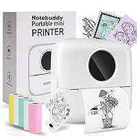 Memoking T02 Pocket Printer - Mini 203dpi Bluetooth Thermal Printer,  Portable Phone Printer for Children, Compatible with Phones&Tablets, Green  in 2023