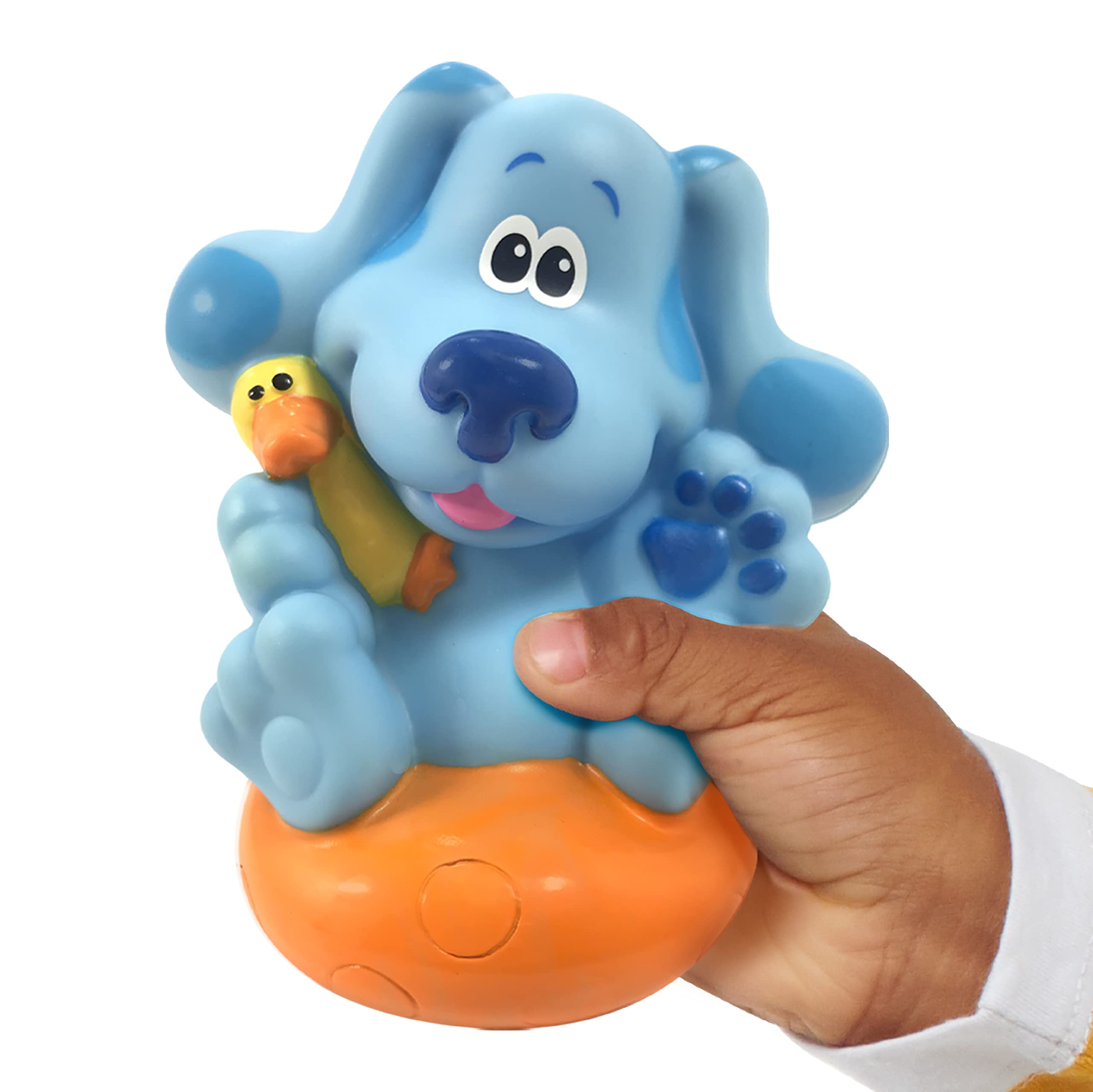 Blue's Clues & You! Deluxe Bath Toy Set, Includes Blue, Magenta, and Slippery Soap Water Toys, Amazon Exclusive, by Just Play