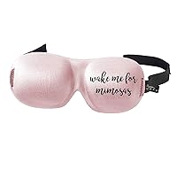 Bucky Ultralight Comfortable Contoured Travel and Sleep Eye Mask, Mimosas, One Size