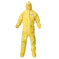 A70 Chemical Spray Protection Coveralls Suit, Hooded, Booted, Zip Front, Elastic Wrists