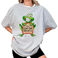 DuminApparel Funny Frog Hoppy Leap Day February 29 Birthday Leap Year T-Shirt, Frog Leap Year Gift Shirt, Kids Birthday Tee, Unisex Sized, Multi Color