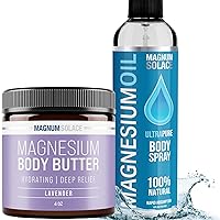 Magnesium Spray & Magnesium Body Butter - 2 Pack Bundle