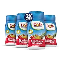 Juicy Mixes Dole Strawberry Pineapple Liquid Water Enhancer - Sugar Free & Delicious, Makes 40 Flavored Water Beverages, 4 pack