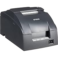 Epson TM-U220B Dot Matrix Compact POS Impact Receipt and Kitchen Label Printer, DK Port and Ethernet Connectivity - up to 6.0 lps, 4 Lines Per Second, Auto-Cutter, DAODYANG