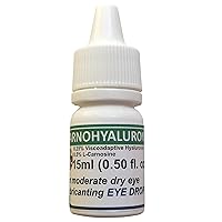 Lubricating Gel Eye Drops 15ml With Hyaluronic Acid 0.25% & L-Carnosine For Pets Cat&Dog Moisturizer Soothes Dryness And Irritation & Itchy, Daily Use To Relieve Dry Eyes & Сataract, Artificial Tears