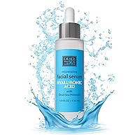 Dead Sea Collection Hyaluronic Acid Serum For Face - Hydration Facial Serum - Skin Serum for Smooth and Moisturized Skin - Enriched with Dead Sea Minerals and Vitamins - 1,69 Fl. Oz.