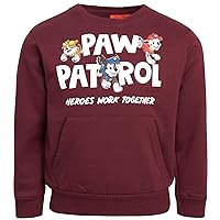 Nickelodeon Boys' Paw Patrol Hoodie Sweatshirt - Chase, Marshall, Rubble, Skye (2T-7)