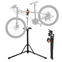 VEVOR Bike Repair Stand, 66-80 LBS Heavy-duty Bicycle Repair Stand, Adjustable Height Bike Maintenance Workstand with Magnetic Tool Tray, Foldable Bike Work Stand for Home, Shops (Steel/ Aluminum)