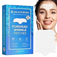 Forehead Wrinkle Patches 12Pcs with Aloe, Collagen, Vitamin E, Anti Wrinkle Patches, Forehead Wrinkles Treatment