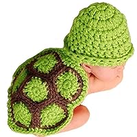 BLUETOP Cute Newborn Photography Outfits Boys Girls Baby Crochet Knitted Photoshoot Props Animal Costume Set