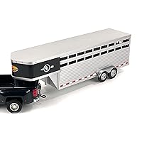 Big Country Toys - Sundowner Horse Trailer with Gooseneck Trailer Hitch for Farm Toys & Toy Trucks…