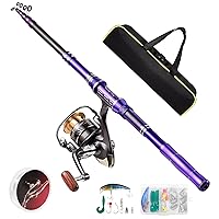 Portable Mini Small Fishing Rod and Spinning Reel  