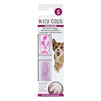 Nail Caps for Cats | Safe, Stylish & Humane Alternative to Declawing | Covers Cat Claws, Stops Snags and Scratches, Assorted Colors, Small (6-8 lbs) - Pack of 1