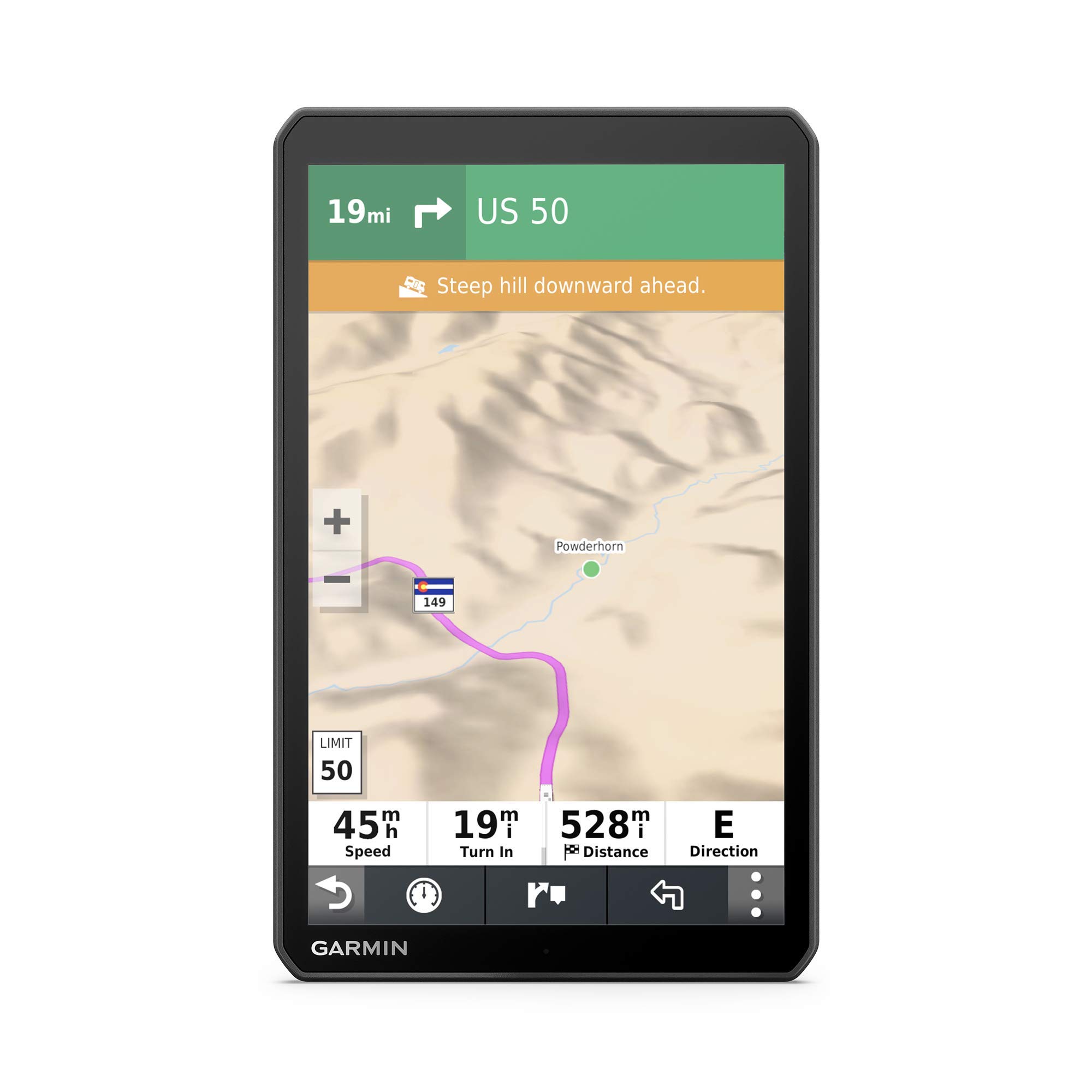 Garmin RV 890, GPS Navigator for RVs with Edge-to-Edge 8” Display, Preloaded Campgrounds, Custom Routing and More (Renewed)