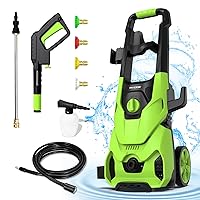 PAXCESS Electric Pressure Washer 2150 PSI 1.6 GPM High Pressure Power Washer Surface Cleaner with All in One Adjustable Spray Nozzle Foam Cannon for Car, Home, Driveway, Patio