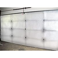 NASA TECH White Reflective Foam Core 2 Car Garage Door Insulation Kit 18FT (WIDE) x 8FT (HIGH) R Value 8.0 Made in USA New and Improved Heavy Duty Double Sided Tape (ALSO FITS 18X7)