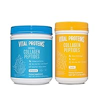 Vital Proteins Collagen Peptides Powder 20 oz Unflavored + 11.5 oz Vanilla