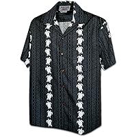 Turtle Panel Men's Aloha Shirts