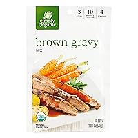 Simply Organic Brown Gravy Mix, Certified Organic, Gluten-Free | 1 oz