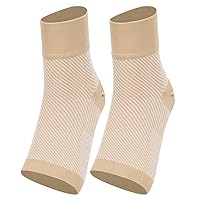 Sport Ankle Brace Compression Sleeve, Short Support Socks for Injury Recovery, Joint & Plantar Fasciitis Pain Relief, Ideal for Men & Women Athletes (S)