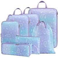 Cambond Compression Packing Cubes for Travel - Travel Bags Luggage Organizers Travel Essentials Compression Cubes for Carry on Suitcases