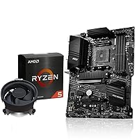INLAND Micro Center AMD Ryzen 5 5600X Desktop Processor 6-core 12-Thread Up to 4.6GHz Unlocked with Wraith Stealth Cooler Bundle with MSI B550-A PRO AM4 DDR4 ATX Motherboard PCIe 4.0 M.2 USB 3.2 Gen 2