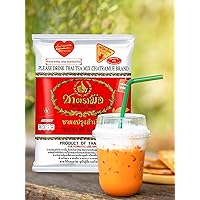 Thai Tea Mix (Number-One) Cha Tra Mue Perfect for brewing Traditional Restaurant Style Thai Iced Tea (400g)