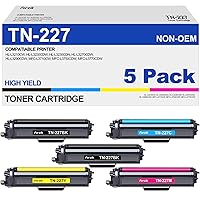 TN 227 Toner Cartridge Replacement for Brother TN227 TN223 Toner Compatible for MFC-L3770CDW MFC-L3750CDW MFC-L3710CW HL-L3210CW Printer TN-227 2 Black Replacement Toner for Brother TN 227 TN223 Toner