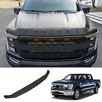 Hood Protector Compatible with 2021-2024 Ford F150 Hood Shield TPE Hood Deflector Hood Guard Ford F-150 Accessories