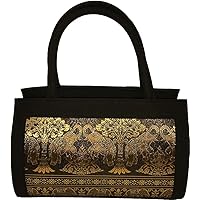 Thai Silk Handbag Black