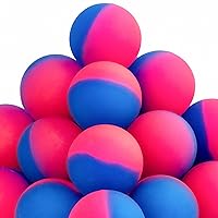 Entervending Bouncy Balls - Rubber Balls for Kids - Double Colored ICY Bounce Balls - 25 pcs 50 pcs 100Pcs Large Bouncy Ball 45 mm - Super Ball Vending Machine Toys - Bouncing Balls Party Favors