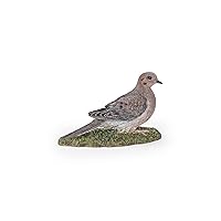 Hi-Line Gift Various Bird on Stump Statues (Mourning Dove), Multi Colors