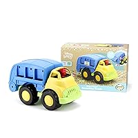 Green Toys Disney Baby Exclusive Mickey Mouse Recycling Truck, Blue - Pretend Play, Motor Skills, Kids Toy Vehicle. No BPA, phthalates, PVC. Dishwasher Safe, Recycled Plastic, Made in USA.