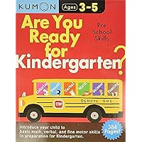 Kumon Are You Ready for Kindergarten Preschool Skills (Big Preschool Workbook), Ages 3-5, 384 pages (Arkw)